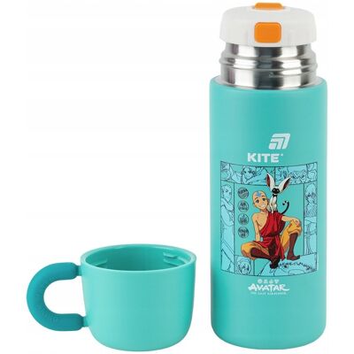 Termos Z Kubkiem Dla Dzieci Metalowy Sitko Zielony 480 Ml Aang Avatar Kite Termos Z Kubkiem Dla Dzieci Metalowy Sitko Zielony 480 Ml Aang Avatar Kite