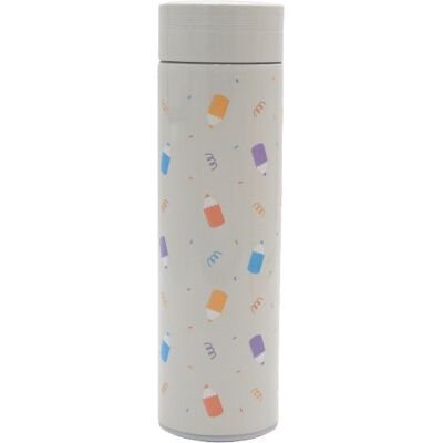 myHomelife Termos Z Sitkiem Na Herbatę Kredki 500 Ml Szary myHomelife Termos Z Sitkiem Na Herbatę Kredki 500 Ml Szary