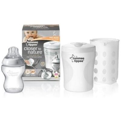 Tommee Tippee - C2N - 1 butelka - Sterylizator podróży Tommee Tippee - C2N - 1 butelka - Sterylizator podróży