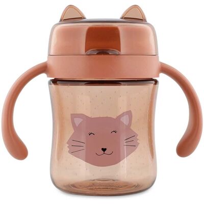 TRIXIE Kubek treningowy-niekapek 360° z uchwytami – Kot Baby TRIXIE Kubek treningowy-niekapek 360° z uchwytami – Kot Baby