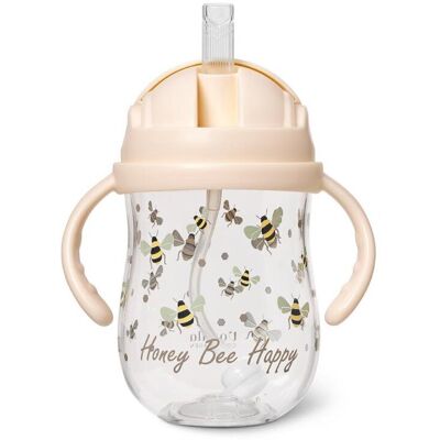 Inny producent VANILLA COPENHAGEN Kubek do picia ze słomką Tritan 300 ml Honeybee 6m Inny producent VANILLA COPENHAGEN Kubek do picia ze słomką Tritan 300 ml Honeybee 6m