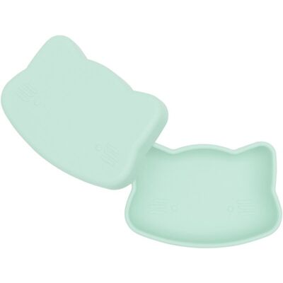 Zamykany silikonowy pojemnik Kotek We Might Be Tiny - Minty Green Zamykany silikonowy pojemnik Kotek We Might Be Tiny - Minty Green