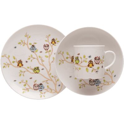 Zakłady Porcelany Stołowej Lubiana Zestaw dziecięcy dla 1 osoby 3 el. LB48 (6292) Zakłady Porcelany Stołowej Lubiana Zestaw dziecięcy dla 1 osoby 3 el. LB48 (6292)