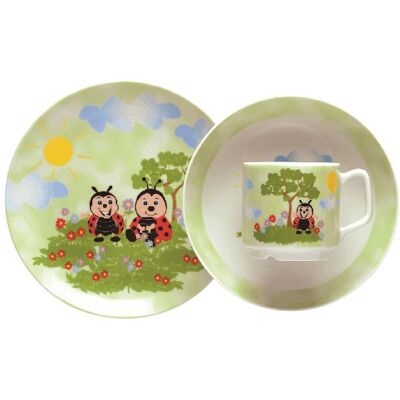 Zakłady Porcelany Stołowej Lubiana Zestaw dziecięcy dla 1 osoby 3 el. LB49 (6436) Zakłady Porcelany Stołowej Lubiana Zestaw dziecięcy dla 1 osoby 3 el. LB49 (6436)