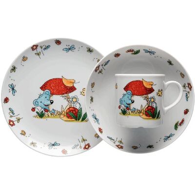 Zakłady Porcelany Stołowej Lubiana Zestaw dziecięcy dla 1 osoby 3 el. LB56 (6810) Zakłady Porcelany Stołowej Lubiana Zestaw dziecięcy dla 1 osoby 3 el. LB56 (6810)