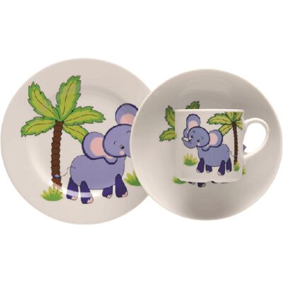 Zakłady Porcelany Stołowej Lubiana Zestaw dziecięcy dla 1 osoby 3 el. LB61 (5137A) Zakłady Porcelany Stołowej Lubiana Zestaw dziecięcy dla 1 osoby 3 el. LB61 (5137A)