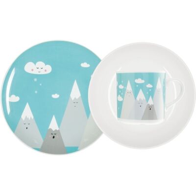Zakłady Porcelany Stołowej Lubiana Zestaw dziecięcy dla 1 osoby 3 el. LU44 (0351) Zakłady Porcelany Stołowej Lubiana Zestaw dziecięcy dla 1 osoby 3 el. LU44 (0351)