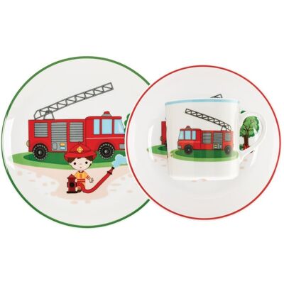 Zakłady Porcelany Stołowej Lubiana Zestaw dziecięcy dla 1 osoby 3 el. Strażak LB95 (6779) Zakłady Porcelany Stołowej Lubiana Zestaw dziecięcy dla 1 osoby 3 el. Strażak LB95 (6779)