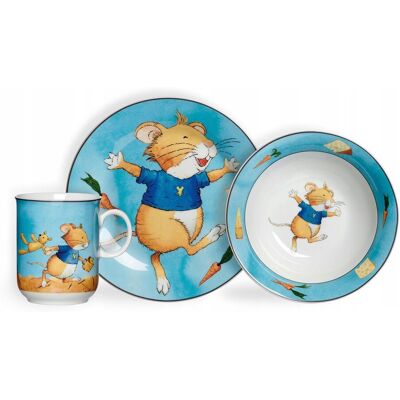 Inny producent Zestaw Leo Lausemaus wielokolorowy porcelana Inny producent Zestaw Leo Lausemaus wielokolorowy porcelana