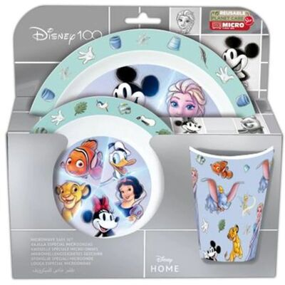 p:os handels gmbh Zestaw Obiadowy Disney 100 Lat Talerz Miska Kubek p:os handels gmbh Zestaw Obiadowy Disney 100 Lat Talerz Miska Kubek