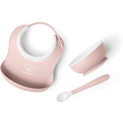 Babybjorn - Zestaw Do Karmienia 3 Szt. - Powder Pink Babybjorn - Zestaw Do Karmienia 3 Szt. - Powder Pink