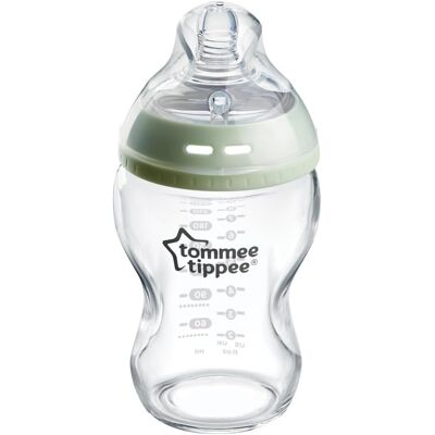 Tommee Tippee Butelka Antykolkowa Szklana Dla Niemowląt 250 Ml Smoczek Silikonowy Tommee Tippee Butelka Antykolkowa Szklana Dla Niemowląt 250 Ml Smoczek Silikonowy