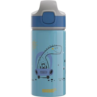 Butelka Dla Dzieci Sigg Miracle Alu 0,4 L Ze Słomką Niebieska Dinozaur Butelka Dla Dzieci Sigg Miracle Alu 0,4 L Ze Słomką Niebieska Dinozaur