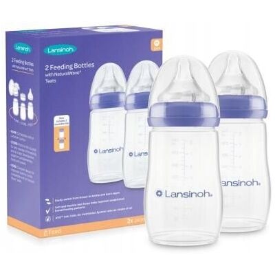 Butelka Lansinoh G2 240 Ml (2 Szt.) Butelka Lansinoh G2 240 Ml (2 Szt.)