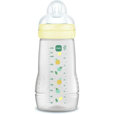 Butelka Mam Easy Active 270 Ml Z Silikonowym Smoczkiem Średni Przepływ Butelka Mam Easy Active 270 Ml Z Silikonowym Smoczkiem Średni Przepływ
