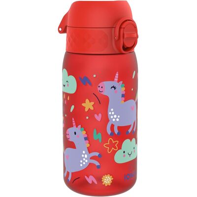 ION8 Butelka Na Wodę Dla Dzieci 350 Ml - Szczelna, Motyw Jednorożca, Bez Bpa ION8 Butelka Na Wodę Dla Dzieci 350 Ml - Szczelna, Motyw Jednorożca, Bez Bpa