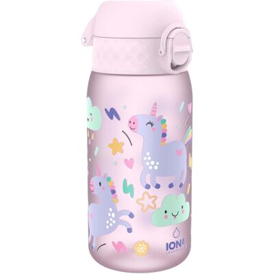 ION8 Butelka Na Wodę Dla Dzieci 350 Ml Szczelna Z Jednorożcem Łatwe Otwieranie ION8 Butelka Na Wodę Dla Dzieci 350 Ml Szczelna Z Jednorożcem Łatwe Otwieranie