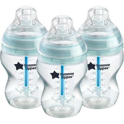 Tommee Tippee Butelki Do Karmienia Antykolkowe 260 Ml 3 Szt. Smoczek Powolny Przepływ Tommee Tippee Butelki Do Karmienia Antykolkowe 260 Ml 3 Szt. Smoczek Powolny Przepływ