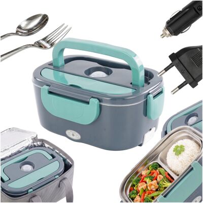 Inny producent ELEKTRYCZNY LUNCH BOX podgrzewacz 1500ml 12V 24V 230V samochód POKROWIEC Inny producent ELEKTRYCZNY LUNCH BOX podgrzewacz 1500ml 12V 24V 230V samochód POKROWIEC