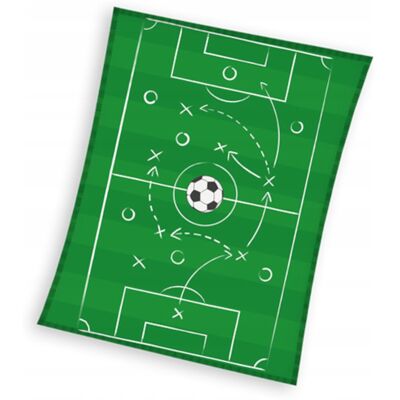 Carbotex Koc Coral Miękki 130x170 Zielony Sportowy Piłka Nożna Football Bramka Gol Carbotex Koc Coral Miękki 130x170 Zielony Sportowy Piłka Nożna Football Bramka Gol