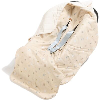 Kocyk Do Fotelika Samochodowego Bawełna Velvet Multi Bebe Mignon Vanilla La Millou Kocyk Do Fotelika Samochodowego Bawełna Velvet Multi Bebe Mignon Vanilla La Millou