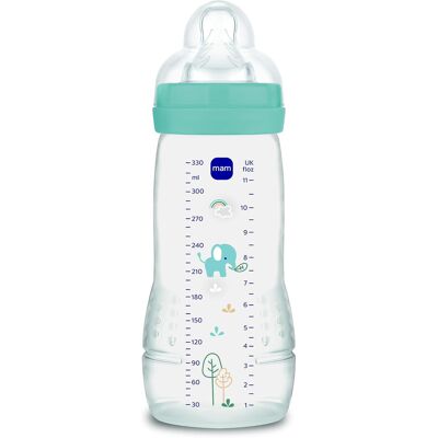 Mam Easy Active Butelka 330 Ml Niebieska Dla Niemowląt Silikonowy Smoczek Mam Easy Active Butelka 330 Ml Niebieska Dla Niemowląt Silikonowy Smoczek