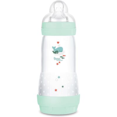 Mam Easy Start Butelka Antykolkowa 320 Ml Miętowo-Wieloryb Smoczek 2 Mam Easy Start Butelka Antykolkowa 320 Ml Miętowo-Wieloryb Smoczek 2