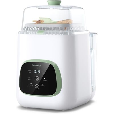 Momcozy Myjka Do Butelek Bs03, 2,2 Kpa, 26 Dysz, 9 Trybów, 19 Min Momcozy Myjka Do Butelek Bs03, 2,2 Kpa, 26 Dysz, 9 Trybów, 19 Min