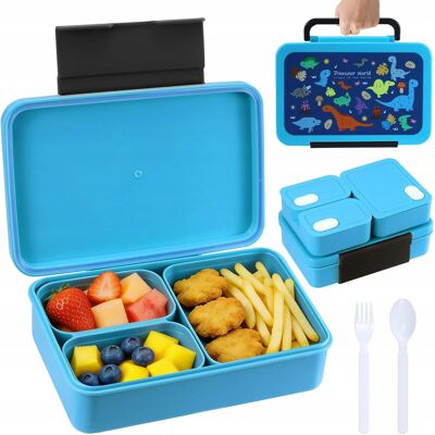 Inny producent PUDEŁKO ŚNIADANIOWE DLA DZIECI BENTO BOX ZESTAW 3 SZT PP 1200 ML silikonowy Inny producent PUDEŁKO ŚNIADANIOWE DLA DZIECI BENTO BOX ZESTAW 3 SZT PP 1200 ML silikonowy
