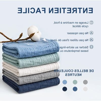 Inny producent Śliniaczki Niemowlęce 6 Sztuk 20x29 Cm Bawełna Muslin Regulowane Zatrzaski Inny producent Śliniaczki Niemowlęce 6 Sztuk 20x29 Cm Bawełna Muslin Regulowane Zatrzaski