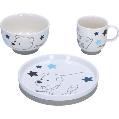 Sterntaler Zestaw Naczyń Porcelanowych Dla Dzieci 3-Częściowy Niedźwiedź Sterntaler Zestaw Naczyń Porcelanowych Dla Dzieci 3-Częściowy Niedźwiedź
