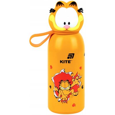 Termos Dla Dzieci Ze Stali Nierdzewnej Garfield 350ml Figurka Zakrętka Kite Termos Dla Dzieci Ze Stali Nierdzewnej Garfield 350ml Figurka Zakrętka Kite