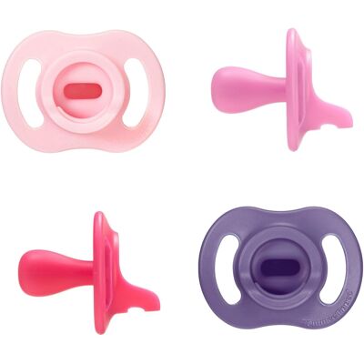 Tommee Tippee Ultra-Lekki Silikonowy Smoczek Stayput Zestaw 4 Szt. 18-36m Tommee Tippee Ultra-Lekki Silikonowy Smoczek Stayput Zestaw 4 Szt. 18-36m