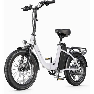 Dyu C9 20 Cali Long Range E-Bike Silnik Nominalny 250 Watt Akumulator 48v 15.6a 25km/h Waga Z Hamulcem 30kg Zasięg Max 150km Biały Dyu C9 20 Cali Long Range E-Bike Silnik Nominalny 250 Watt Akumulator 48v 15.6a 25km/h Waga Z Hamulcem 30kg Zasięg Max 150km Biały