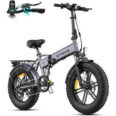 ENGWE EP-2 Boost Rower Elektryczny Składany 20” Fatbike 250W 48V 13Ah 120 km 25 km/h Amortyzacja 7-biegowy, szary ENGWE EP-2 Boost Rower Elektryczny Składany 20” Fatbike 250W 48V 13Ah 120 km 25 km/h Amortyzacja 7-biegowy, szary