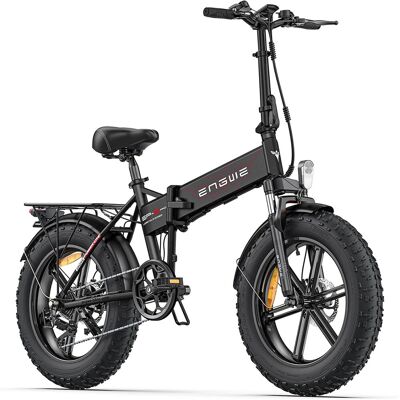 ENGWE EP-2 Pro-EU składany rower elektryczny 20 cali fat bike 48V 13Ah 250W długi zasięg do 120 km rower miejski i terenowy aluminiowa rama, czarny ENGWE EP-2 Pro-EU składany rower elektryczny 20 cali fat bike 48V 13Ah 250W długi zasięg do 120 km rower miejski i terenowy aluminiowa rama, czarny