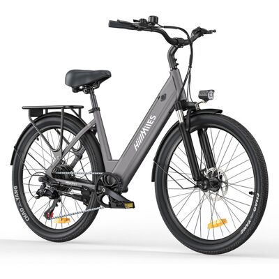 HillMiles MileCity1 Rower Elektryczny Dla Dorosłych, 250W Silnik, Bateria 36V 13Ah, Zasięg Do 120KM, 25KM/H, Amortyzator Przedni, Rama Step-Thru, 7-.. HillMiles MileCity1 Rower Elektryczny Dla Dorosłych, 250W Silnik, Bateria 36V 13Ah, Zasięg Do 120KM, 25KM/H, Amortyzator Przedni, Rama Step-Thru, 7-..