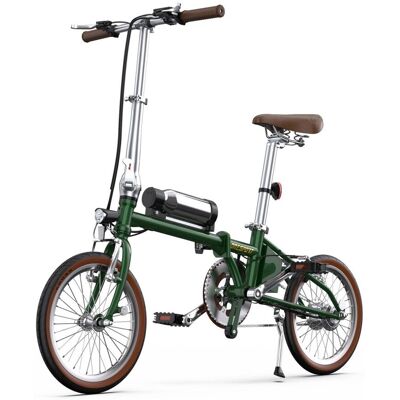 ONESPORT OT02 Rower Elektryczny - Moc 250W Baterią 36V5.2Ah Kołami 16 cali Składany - Zielony ONESPORT OT02 Rower Elektryczny - Moc 250W Baterią 36V5.2Ah Kołami 16 cali Składany - Zielony