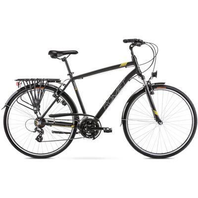 Romet, Rower trekkingowy, Wagant M 28', czarno-żółto-złoty, unisex Romet, Rower trekkingowy, Wagant M 28', czarno-żółto-złoty, unisex