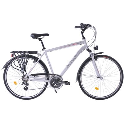 Romet Wagant 1 Ltd M(19') Srebrno-Czerwony Rower Trekkingowy Romet Wagant 1 Ltd M(19') Srebrno-Czerwony Rower Trekkingowy