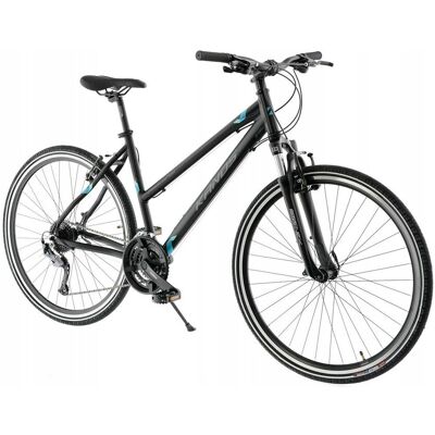 Rower Cross 28' Kands Crossline 1100 D17 Czarno-Miętowy 2022 Rower Cross 28' Kands Crossline 1100 D17 Czarno-Miętowy 2022