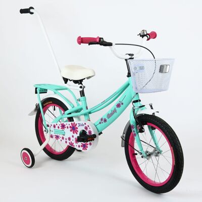ART Rower dziecięcy BMX Daisy 16' miętowo/różowy ART Rower dziecięcy BMX Daisy 16' miętowo/różowy
