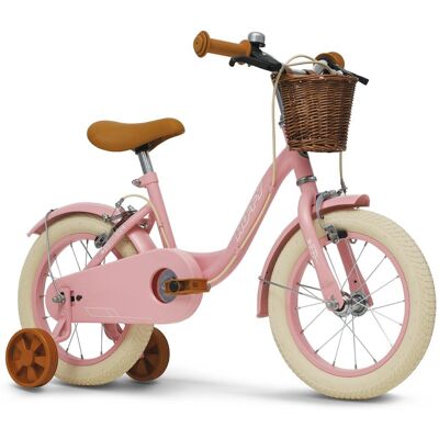 Rower Dziecięcy Huffy Vintage 14' Z Koszykiem I Kółkami Bocznymi Różowy Rower Dziecięcy Huffy Vintage 14' Z Koszykiem I Kółkami Bocznymi Różowy