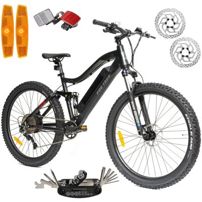 Lhotse Rower Elektryczny Damski Męski Górski Koła 27,5' MTB Full Amory 250 W LCD Lhotse Rower Elektryczny Damski Męski Górski Koła 27,5' MTB Full Amory 250 W LCD