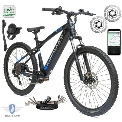 ZUNDAPP Rower Elektryczny Męski Damski Górski 27,5' MTB SHIMANO 2025 LCD Aplikacja ZUNDAPP Rower Elektryczny Męski Damski Górski 27,5' MTB SHIMANO 2025 LCD Aplikacja