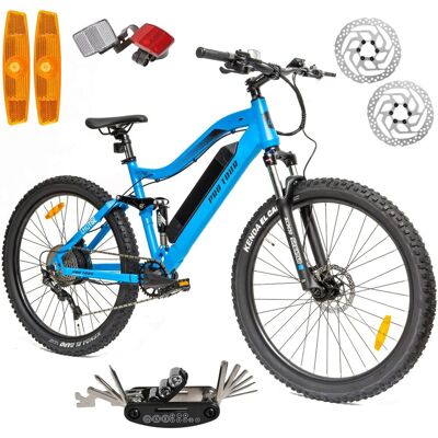 Lhotse Rower Elektryczny Męski Damski Górski Koła 27,5' MTB 250 W Full Amory LCD Lhotse Rower Elektryczny Męski Damski Górski Koła 27,5' MTB 250 W Full Amory LCD