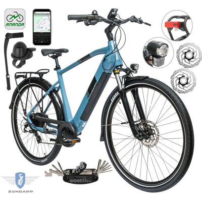 ZUNDAPP Rower Elektryczny Męski Trekkingowy 28' SHIMANO 250 W Aplikacja LCD 2025 ZUNDAPP Rower Elektryczny Męski Trekkingowy 28' SHIMANO 250 W Aplikacja LCD 2025