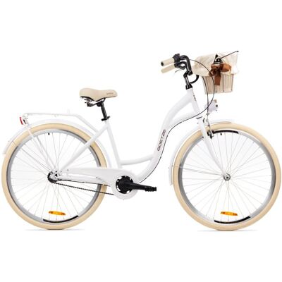 Rower Goetze Style 28 3b Lekki Shimano Nexus Kosz Biały Rower Goetze Style 28 3b Lekki Shimano Nexus Kosz Biały