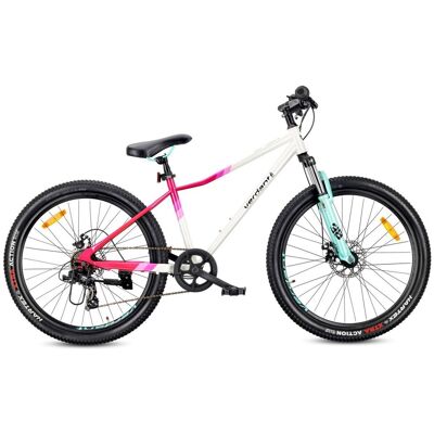 Sun Baby Rower Górski 26 Cali Mtb Shimano 7 Biegów Amortyzator Tarczowe Stopka Verdant Calix Biały Różowy Miętowy Sun Baby Rower Górski 26 Cali Mtb Shimano 7 Biegów Amortyzator Tarczowe Stopka Verdant Calix Biały Różowy Miętowy