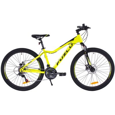 Rower górski Fuzlu Attack 26 stal (15') limonkowo-czarny połysk Rower górski Fuzlu Attack 26 stal (15') limonkowo-czarny połysk